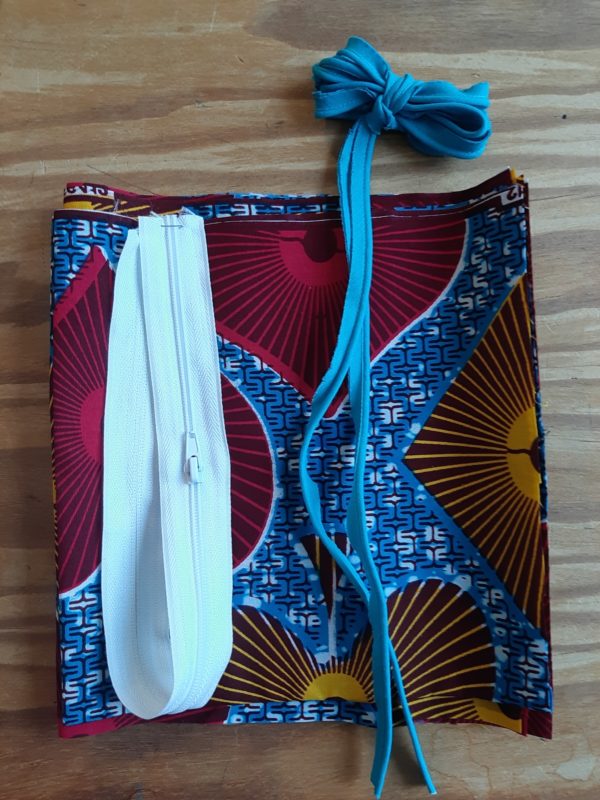 Housse coussin Yaoundé Turquoise