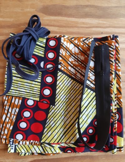 Housse coussin Cotonou Marine