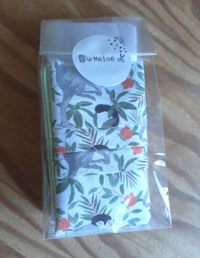 Kit Masque de protection fleuri - Atelier Méloé